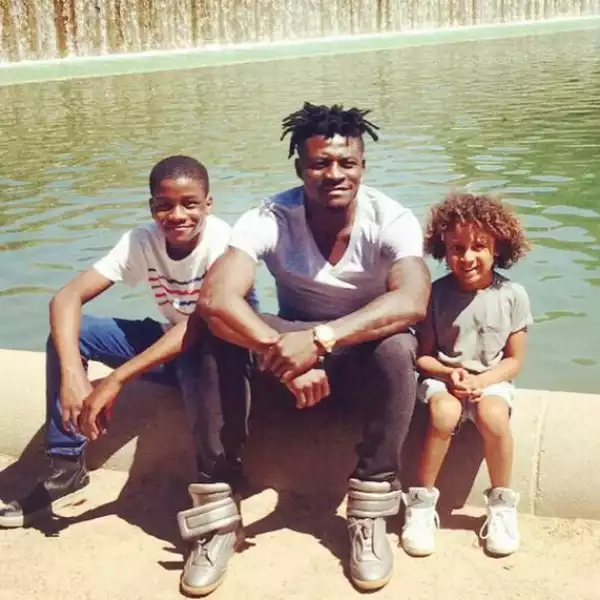 Meet Obafemi Martins And His Adorable Sons (See Photo)